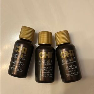 CHI Argan Oil Leave-In Treatment set 3 bottles